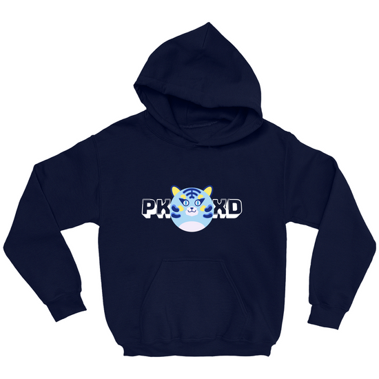 Hoodies Youth Sized - Blue Tiger