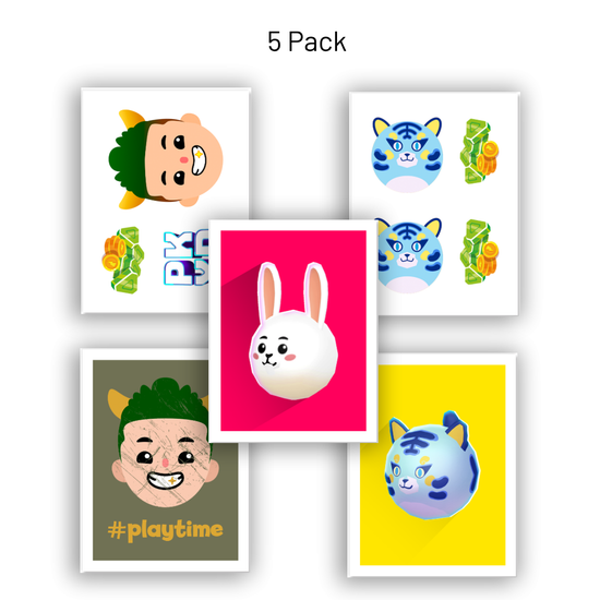 Vinyl Sticker Sheets - 2.625x3.625 inches
